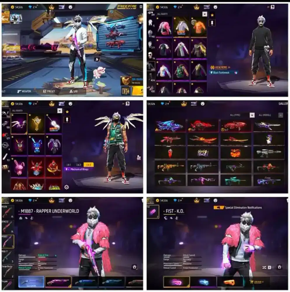 akun FF Ready jual akun Free Fire murah murah 100% Asli Tepercaya