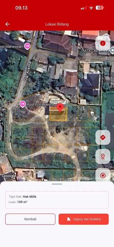 TANAH MURAH TENGAH KOTA