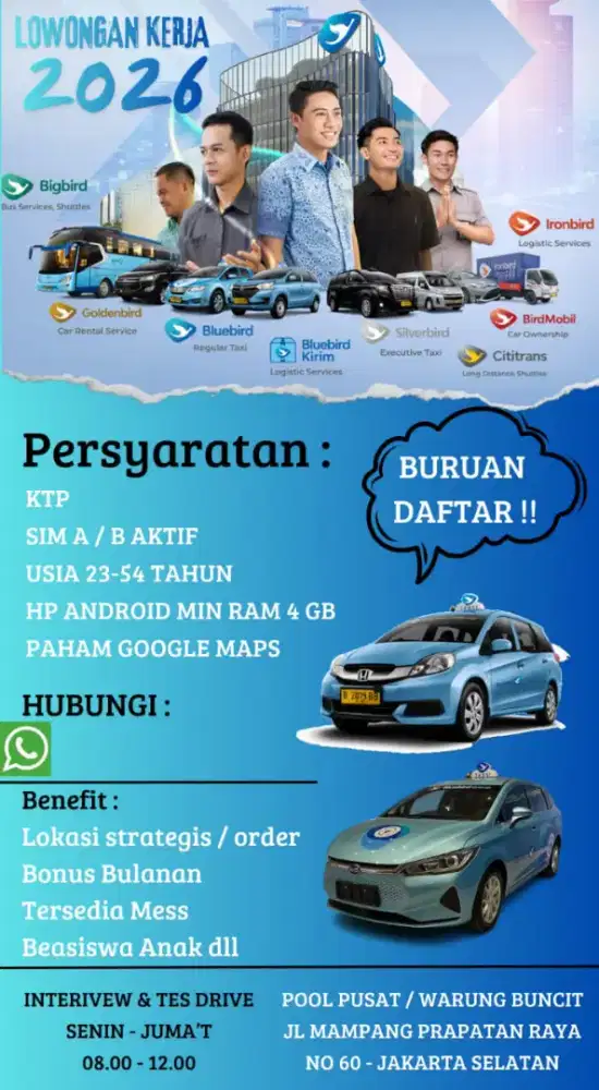 Driver Taksi Bluebird