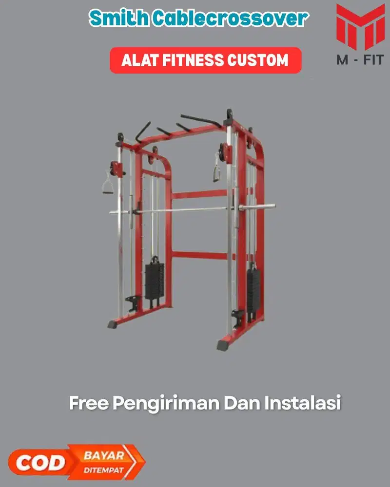 Jual Alat Fitness Custom Smith Machine & Cable Crossover bergaransi