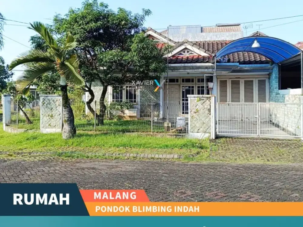 Dijual Rumah Hook di PBI Araya Blimbing Malang View Taman