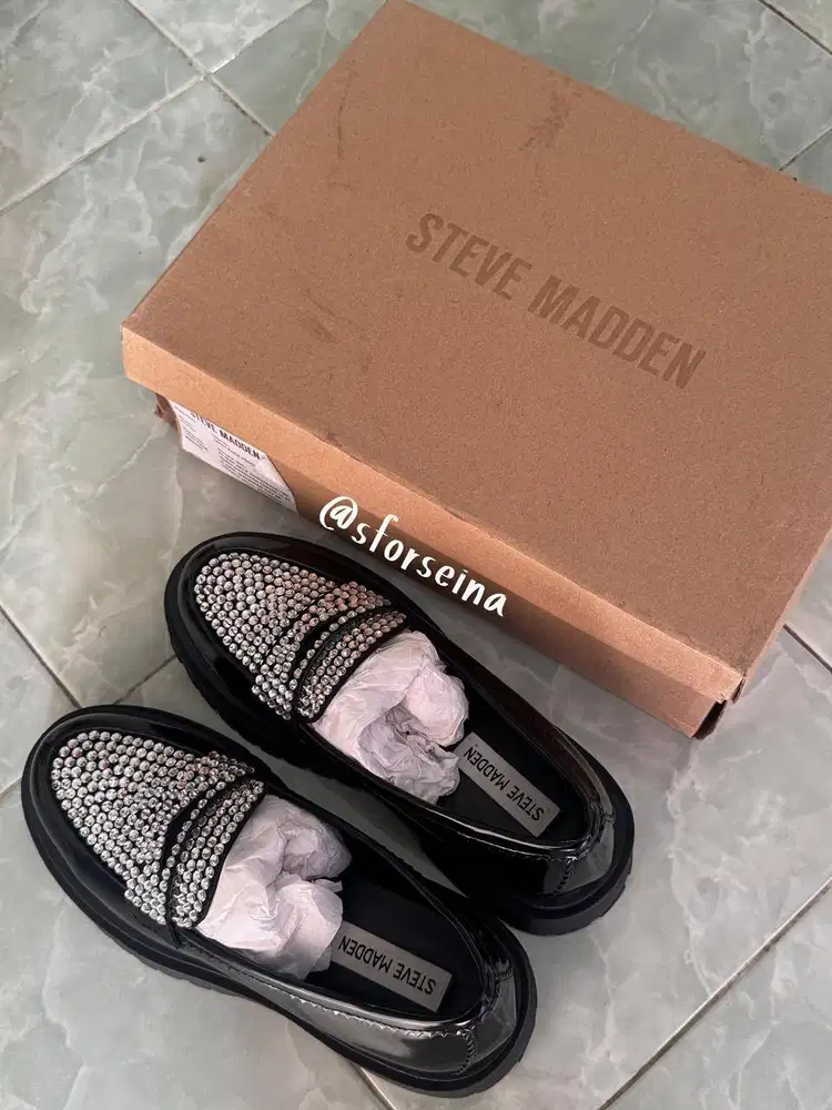 Steve Madden LONGHAUL Women's Loafers - Black