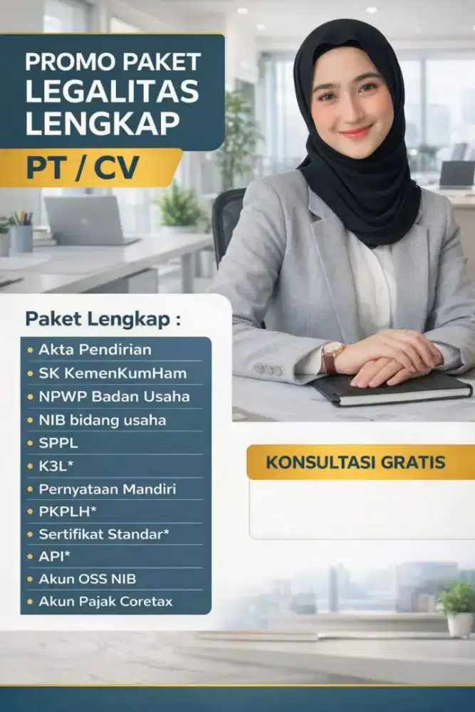 Perlengkapan Usaha Kantor PT