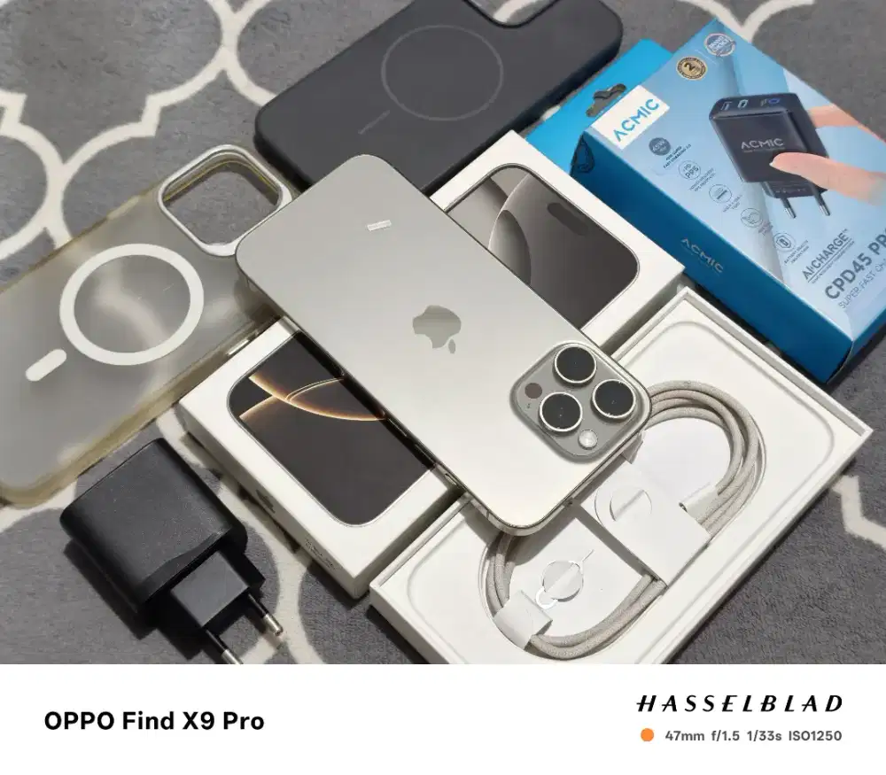 iPhone 16 Pro Max 256GB iBox Fullset Original, Garansi resmi aktif