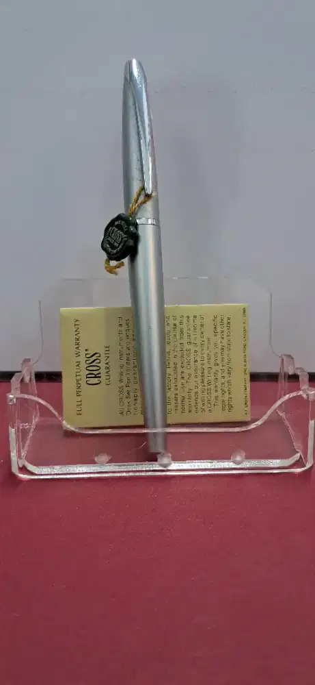 Cross ATX Rollerball pen full metal.silver color body USA