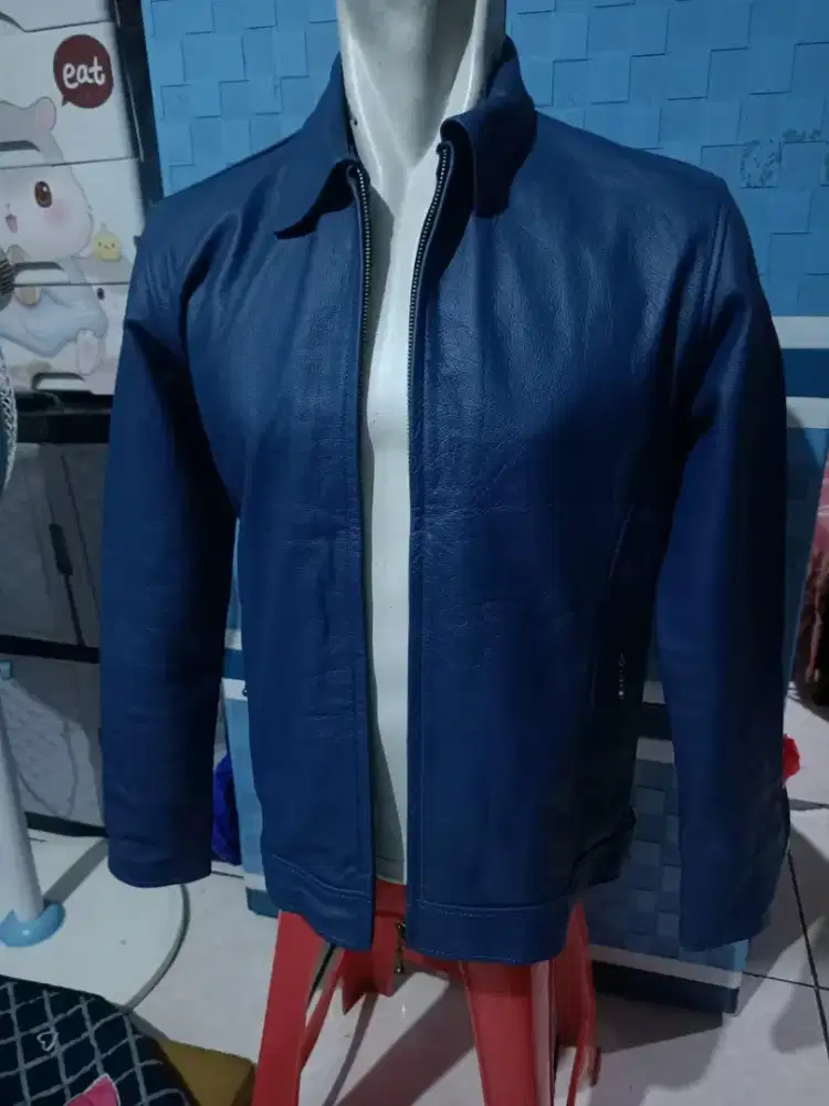 Jaket kulit asli import
