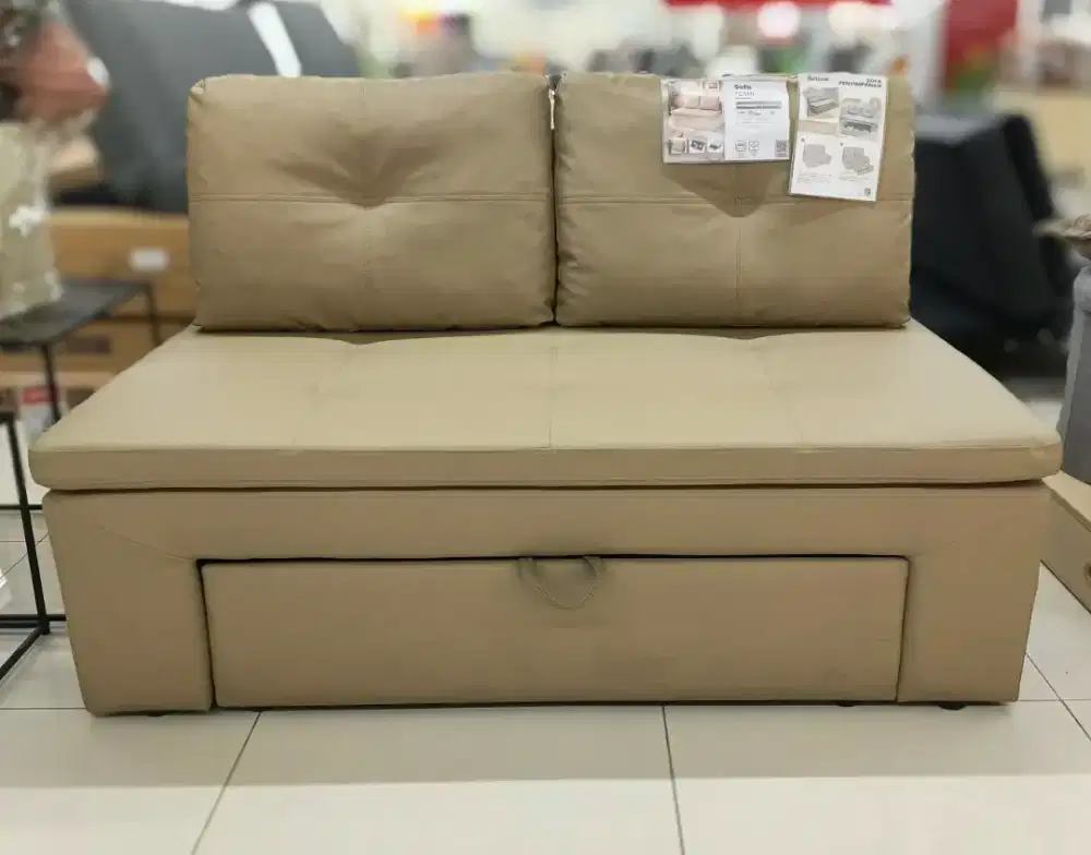 Sofa Toshi 2S with Storage Brown