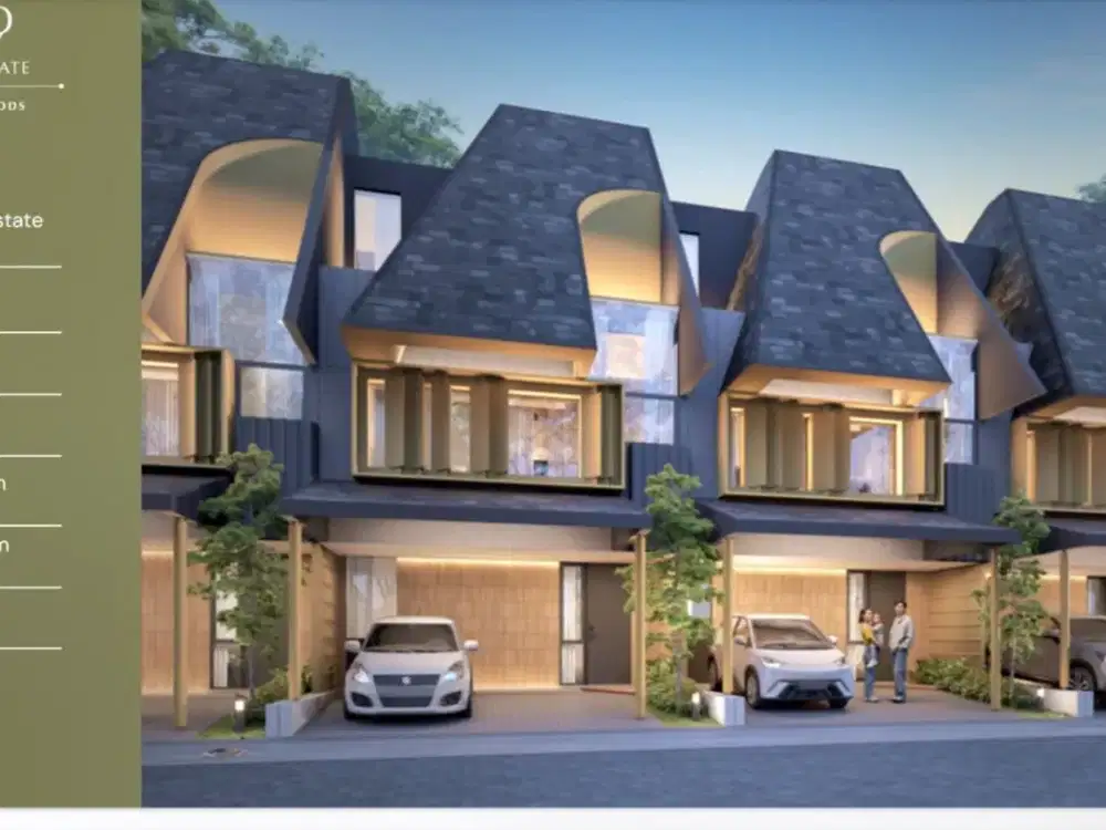 Rumah Baru 3 lt cluster The Arbor Estate, harga mulai 1,7 M Free PPHTB, AJB & SHM di Selatan Jakarta (CL 646)