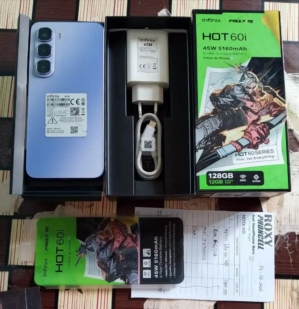 INFINIX HOT 60i RAM 6+6/128