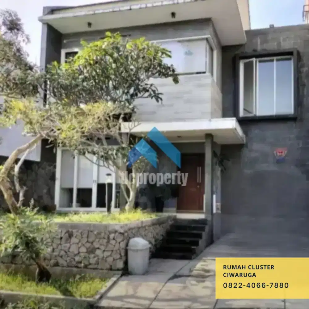 Rumah cluster one gate ciwaruga dkt Gegerkalong Sarijadi pasteur