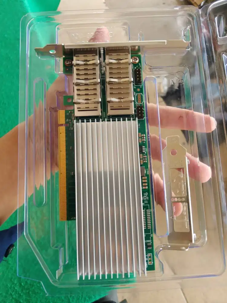 100GbE Dual QSFP28 Ports Converged Network Card Intel E810-CQDA2 Ether