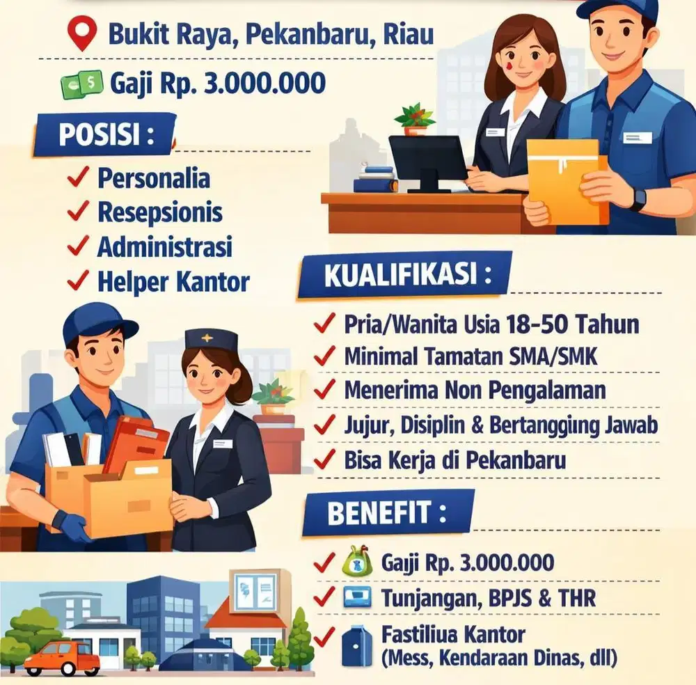 Lowongan Kerja Pekanbaru, Riau