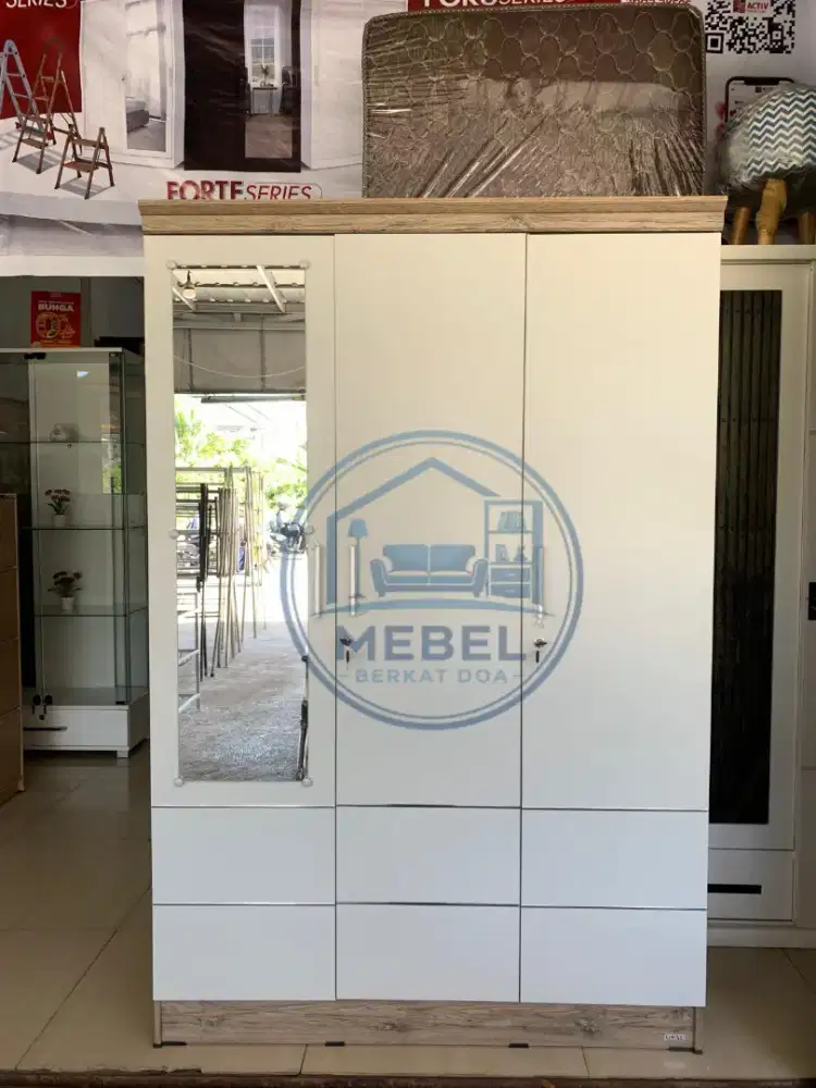 LEMARI 3PINTU MELODY ABU