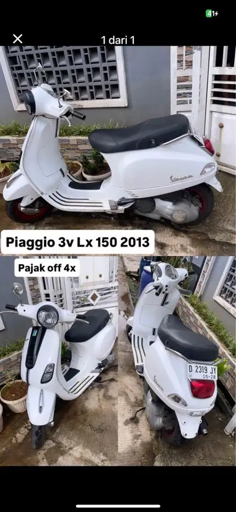 Vespa matic Piaggio 3v Lx 150 2013