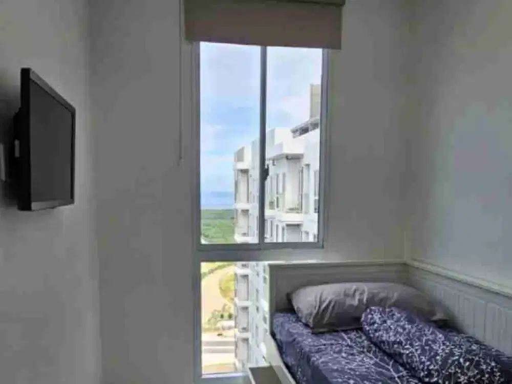 Dijual murah banget apartemen tokyo PIK tipe 2BR sudah furnished view laut lepas cakep