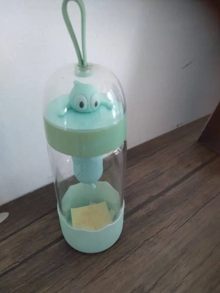 Botol Minum Bersaringan Bahan Kaca