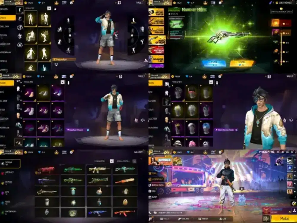 jual akun Free Fire serba murah Real  Asli 100% Aman dan Tepercaya