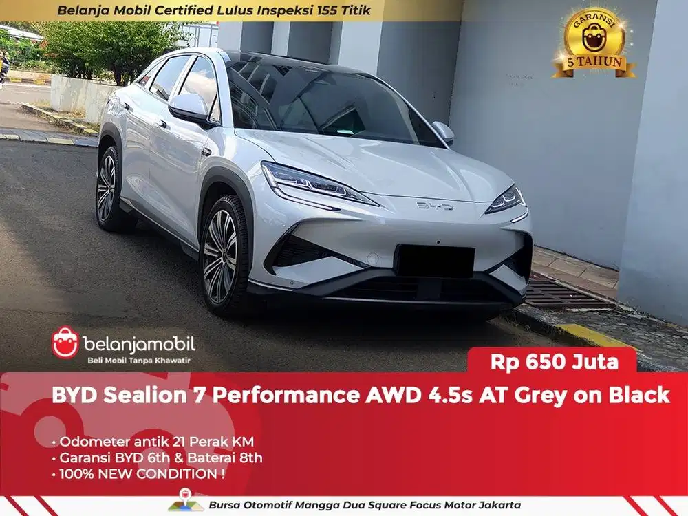 [ TIDAK JADI PAKAI ] BYD Sealion 7 Performance AWD 4.5s AT 2025/2026