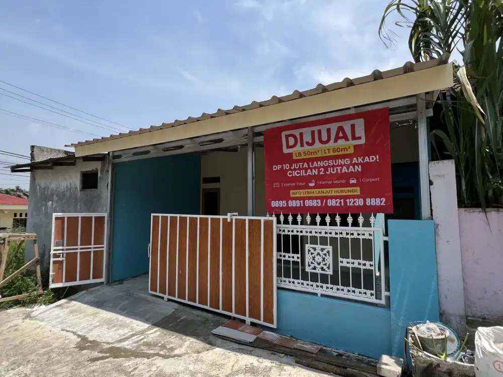 Rumah Siap Huni Dekat Stasiun Bojong Gede Murah  Cicilan 2 Jutaan