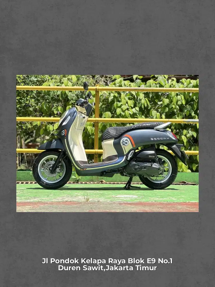 HONDA SCOOPY TH 2021 BIRU Perfect Condition