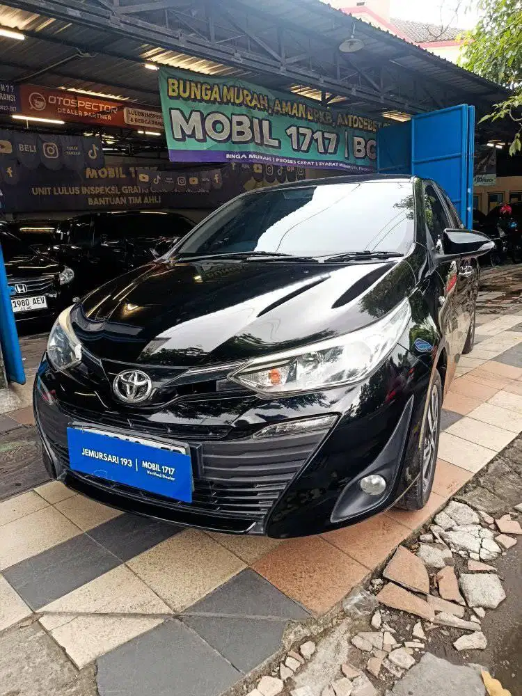 TOYOTA 2019 VIOS G 1.5 AT HITAM
JL.RAYA JEMURSARI MOBIL 1717