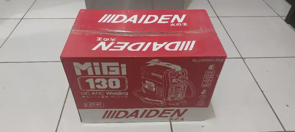 MESIN LAS LISTRIK DAIDEN MIGi 130 INVERTER WELDING MACHINE MIGi 130