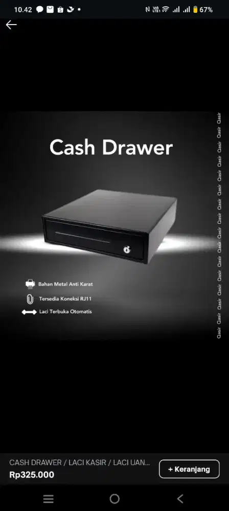 Cash Drawer Laci Kasir