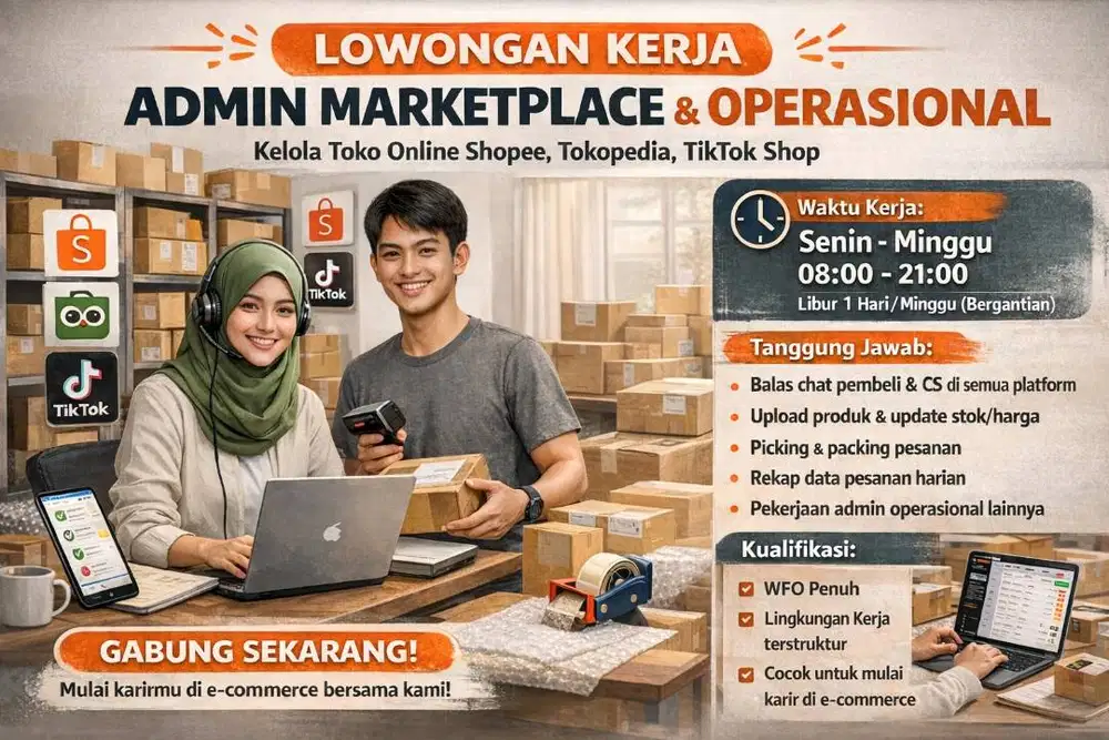 Admin Marketplace & Operasional