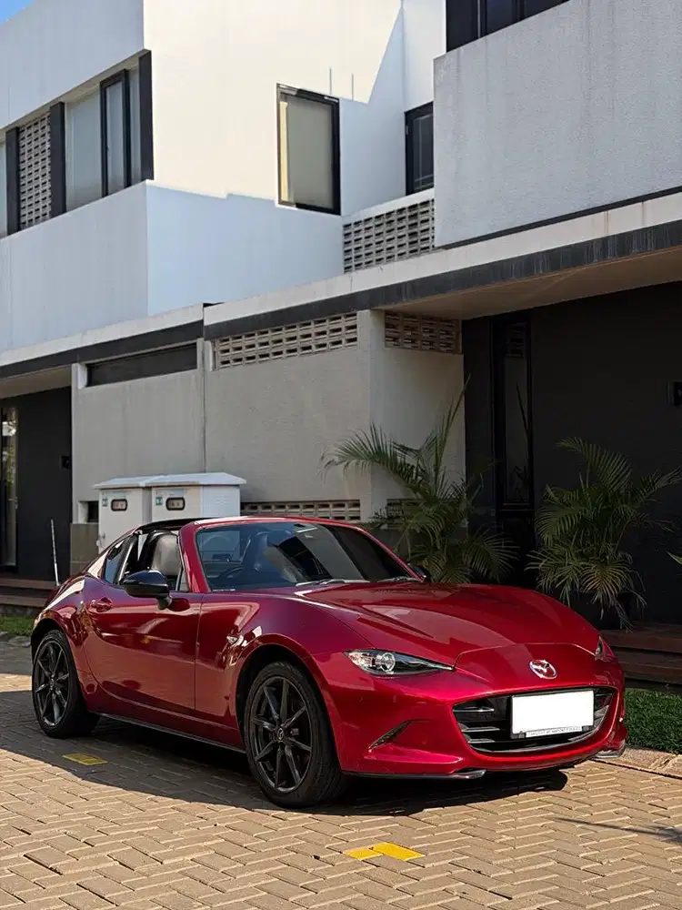 Mazda Mx5 Miata RF Facelift 2018 Soul Red on Black Sangat Terawat