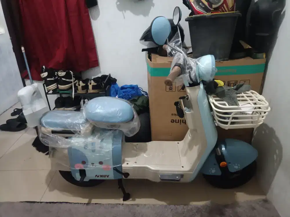 Sepeda listrik NUV S1 SPIVA ICE BLUE