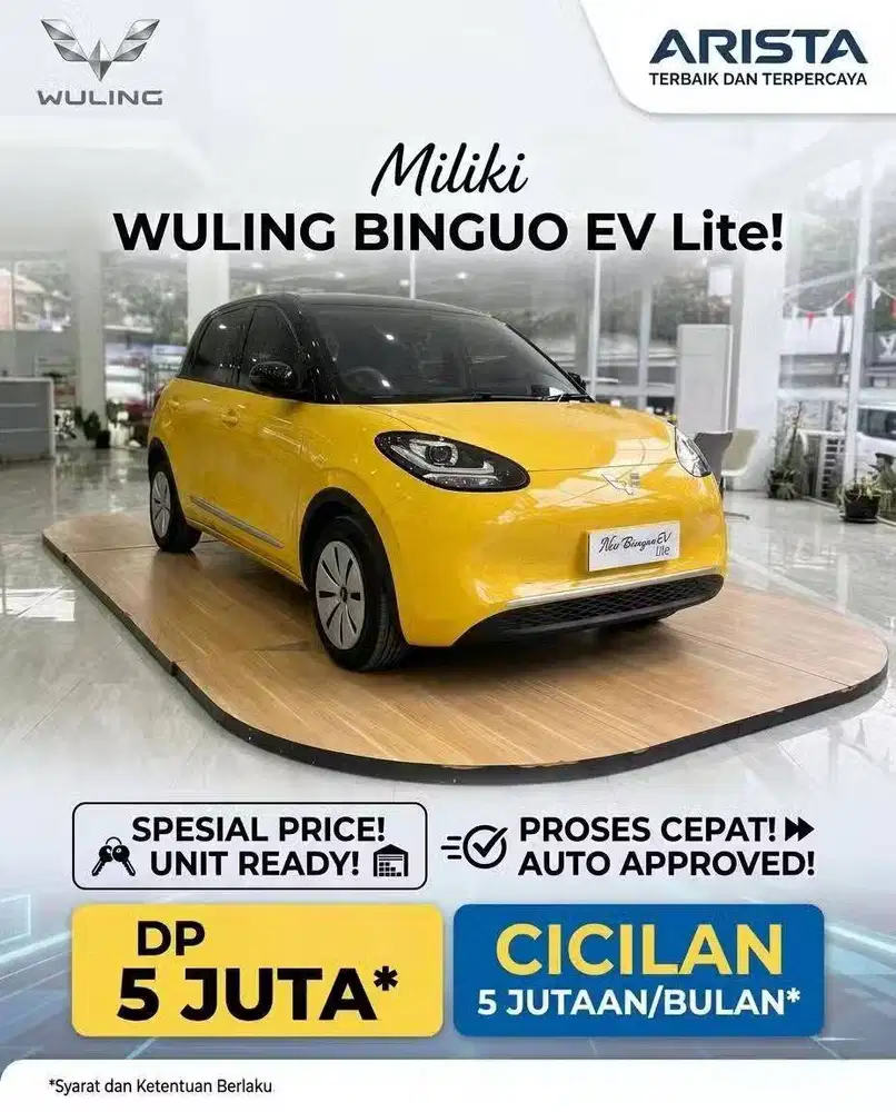 [Mobil Baru] DP 5JT Miliki Wuling Binguo Ev (2025)