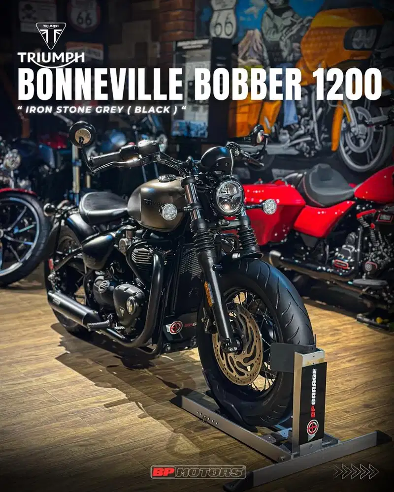 Triumph Bonneville Bobber 1200 Type tertinggi low odo full acc