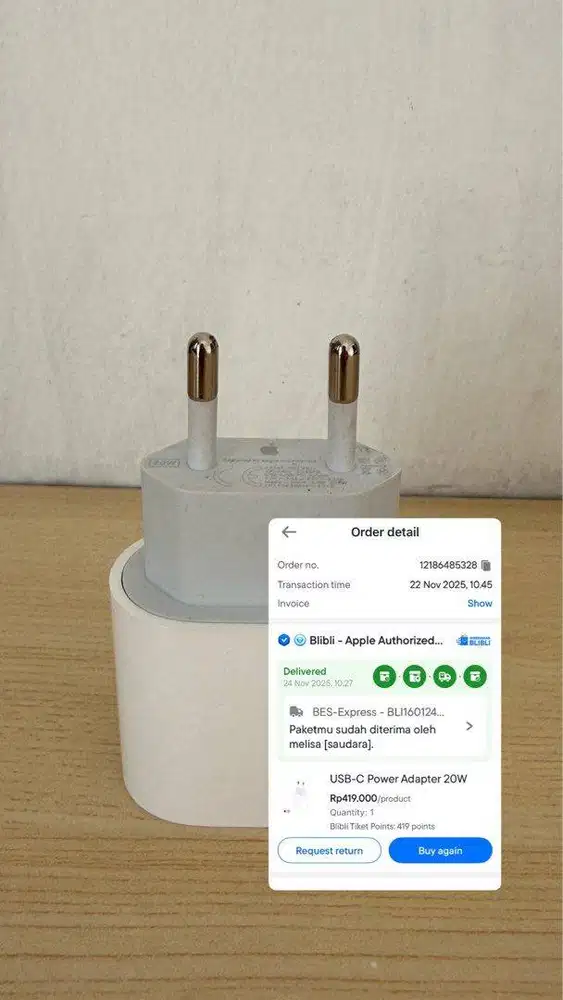 Apple 20W Original bl*bl* Authorize