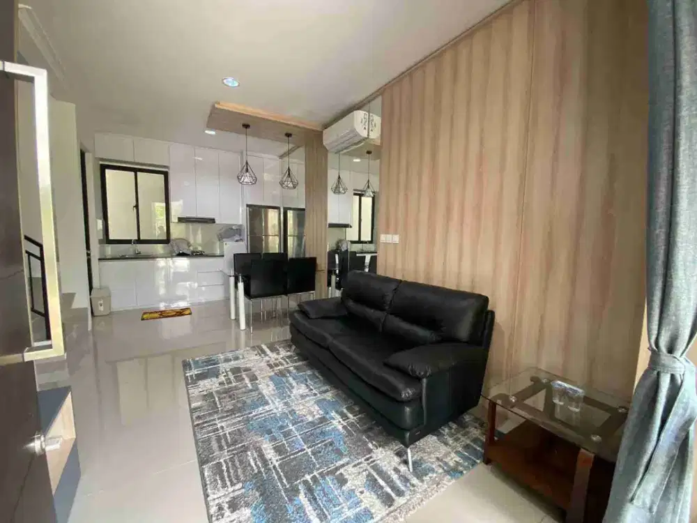 Disewa murah banget rumah PIK milenial 6x12,5 3+1BR sudah full furnished