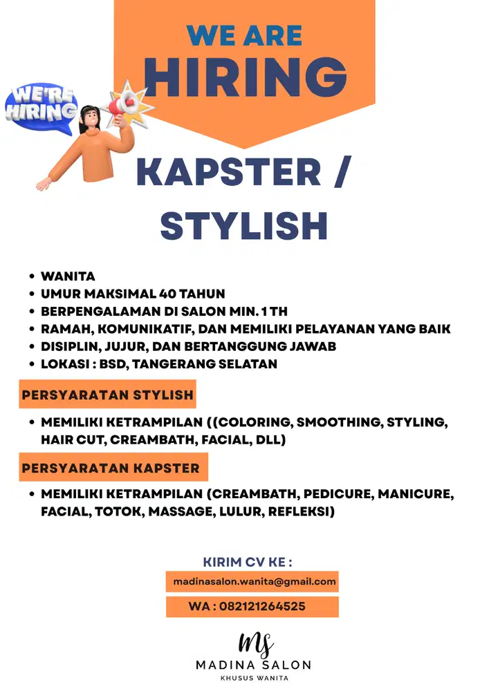 LOKER KAPSTER / TERAPIS / STYLISH SALON