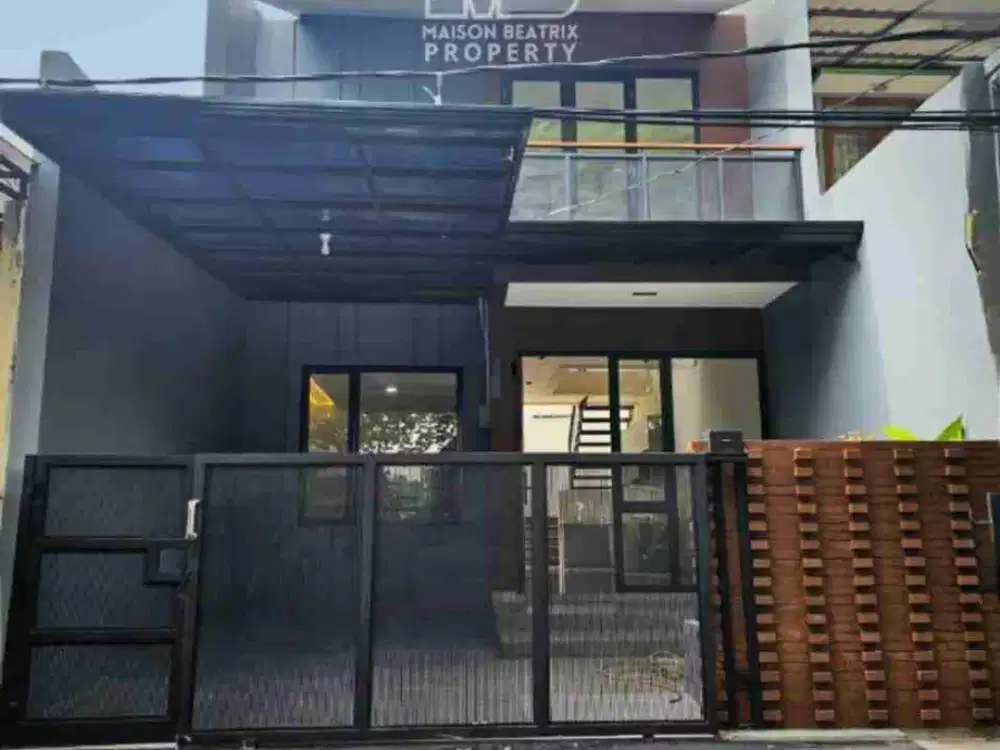 rumah bagus minimalis moderen di kencana loka BSD