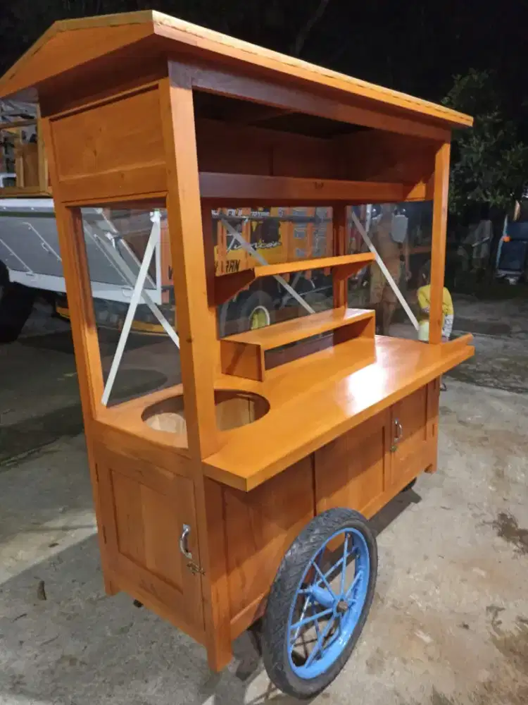 Gerobak Angkringan jg Melayani Pesanan Grobak Bakso Mie Bubur Sate dlL