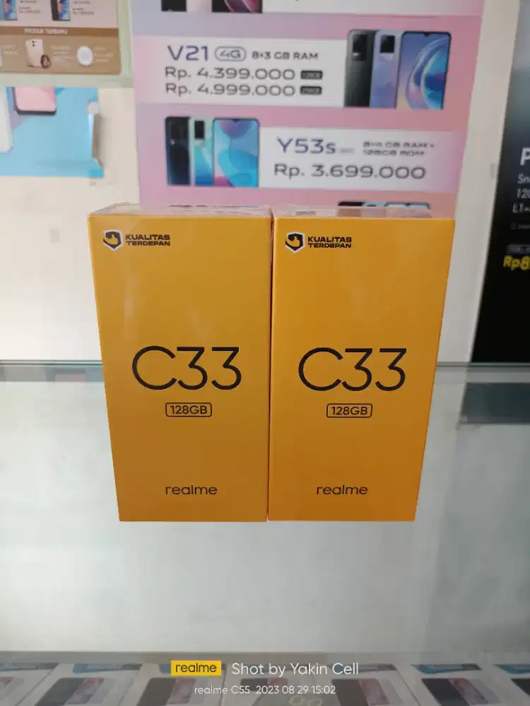 Relame C33 RAM 4GB+4GB/128 GB Camera 50 MP Unisoc T612 Garansi Resmi