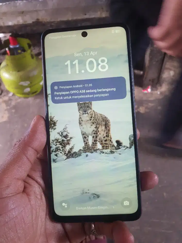 Jual oppoA58 rom6+4gb /128 barang lancar jaya lecet pemakayan