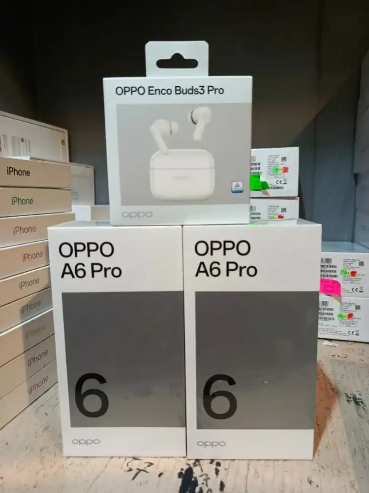Oppo A6 Pro 8/256GB Gratis Enco Buds3 Pro COD Gratis Ongkir