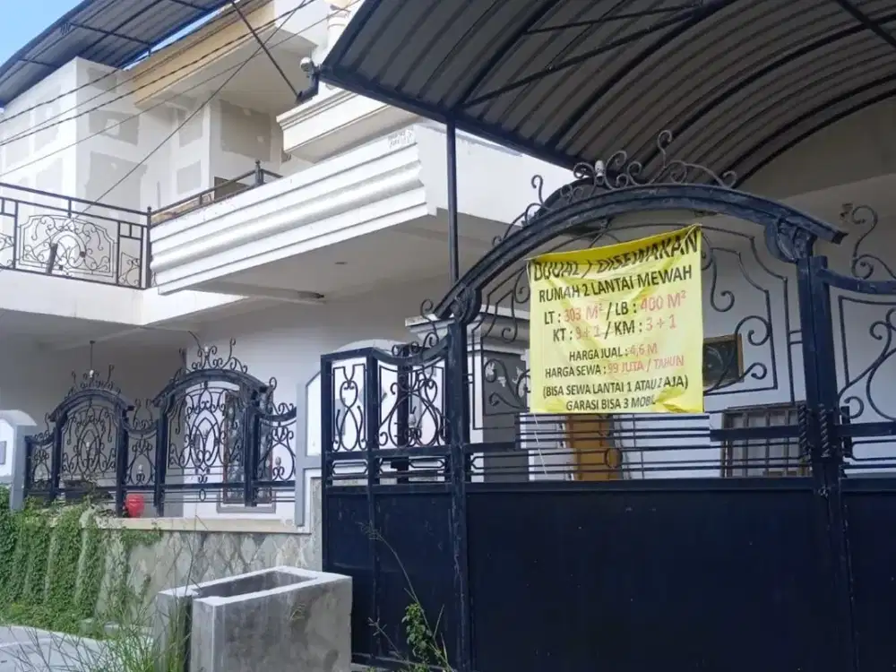 rumah dijual dan disewakan bendul merisi utara surabaya
