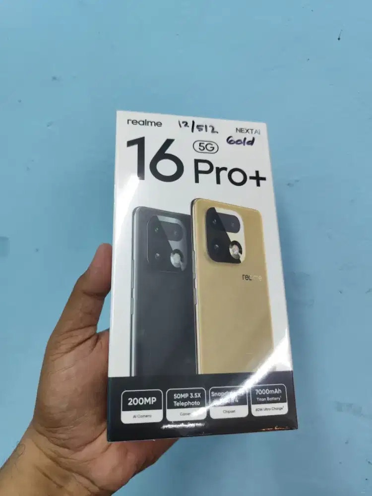 Realme 16 pro plus 12/512 new segel ori