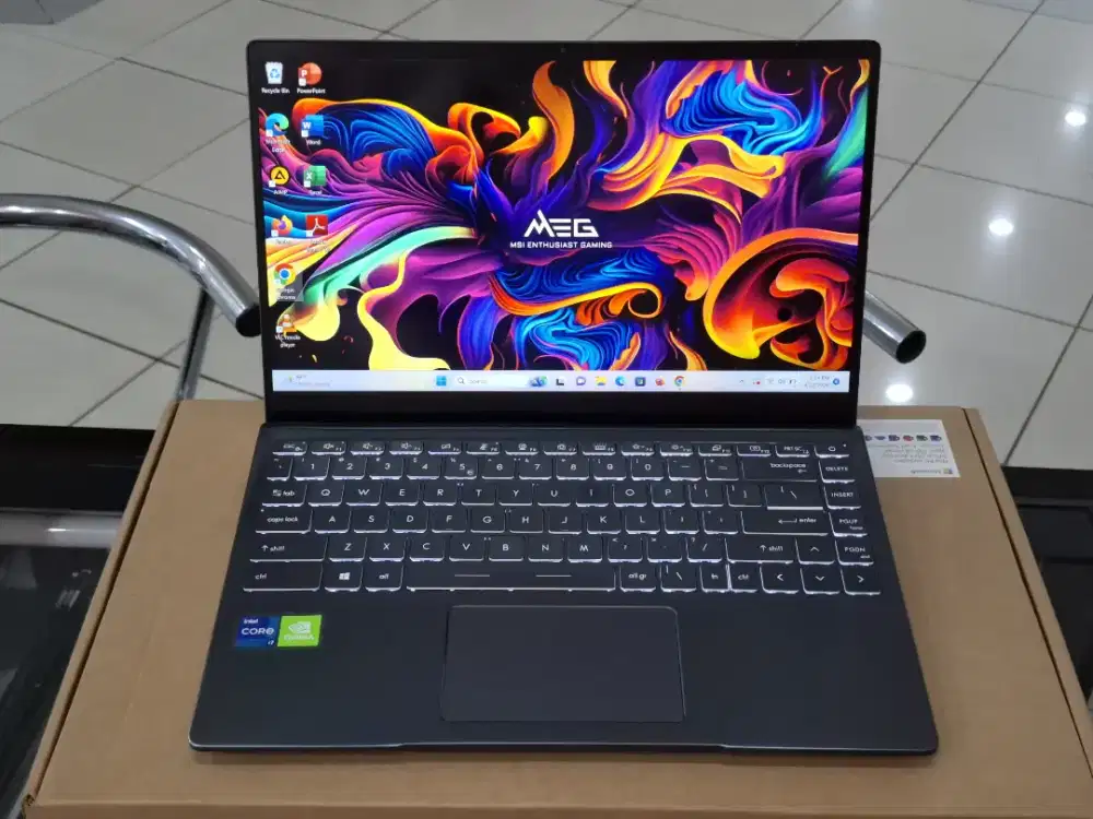 Laptop MSI MODERN 14 B1 1SB prosesor Core i7-1165G7/Ram 16GB/SSD 512GB