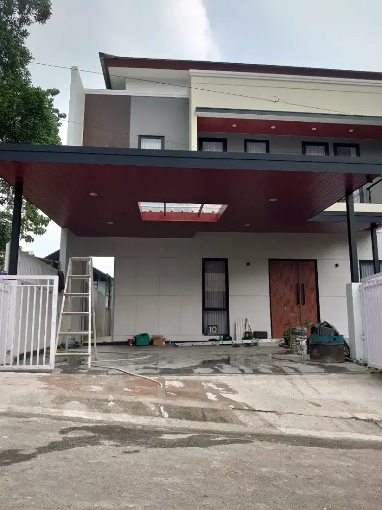 Kanopi baja ringan plus plafon pvc murah