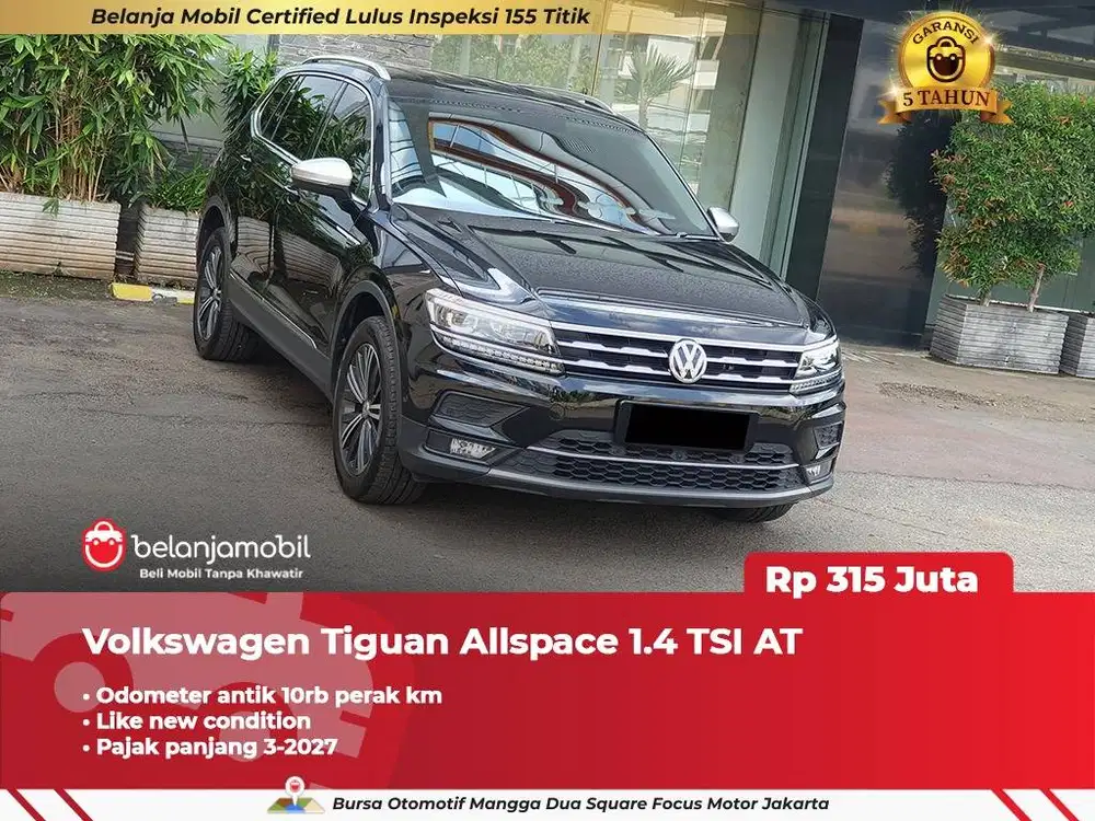 [ LOW KM 10RB ] Volkswagen VW Tiguan Allspace 1.4 TSI AT 2022 2023