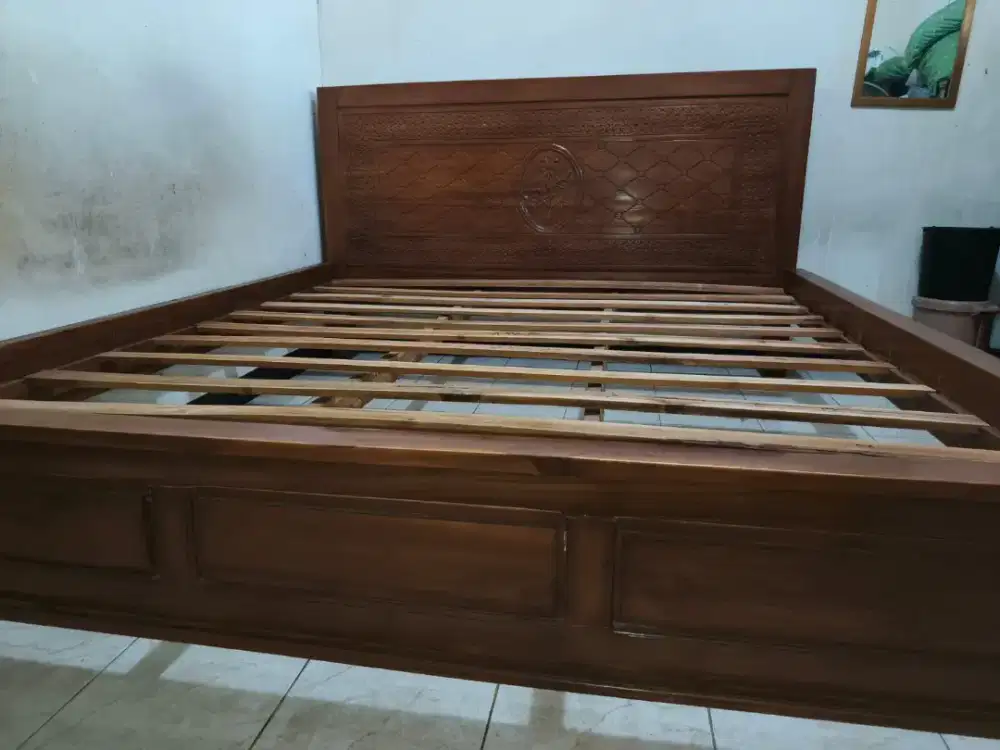 DIJUAL DIPAN KAYU UKURAN 180 x 200 cm