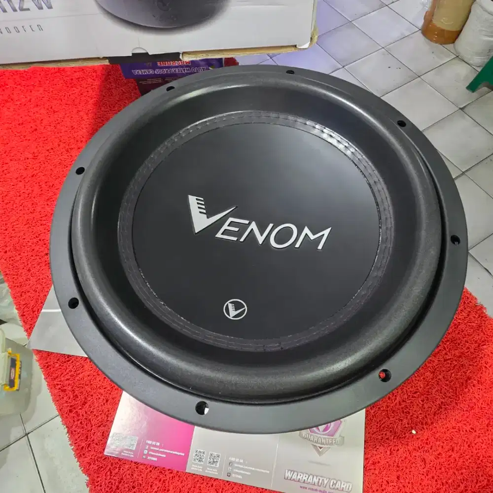 Subwoofer VENOM VX 1112 W Double Coil Subwoofer VENOM 12 in copotan