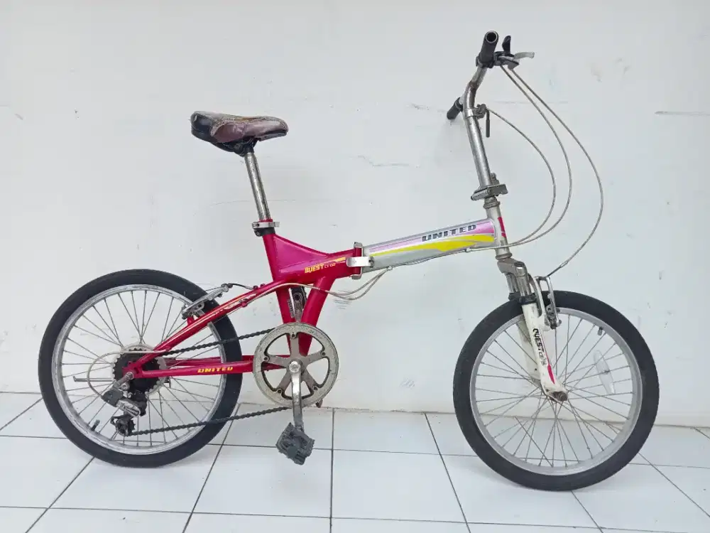 United Quest Sepeda lipat 20 seken bagus kokoh enak