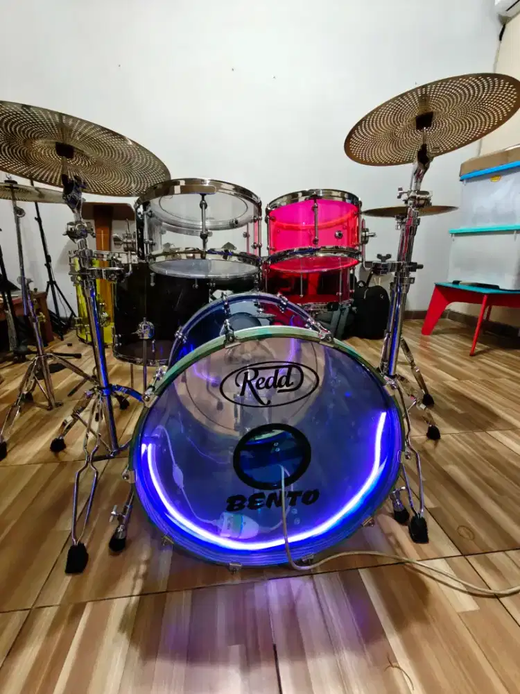 Drum Set Akrilik Multi Color REDD 6pcs