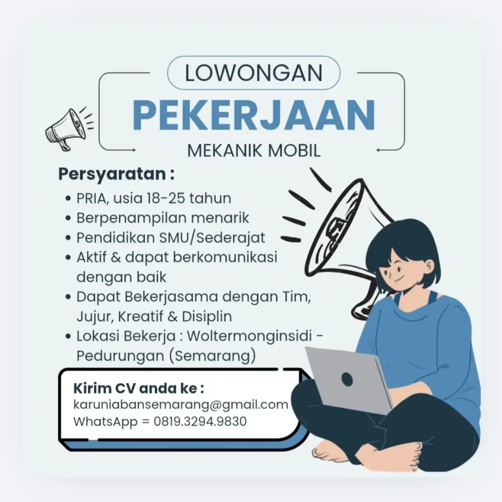 MEKANIK BENGKEL MOBIL